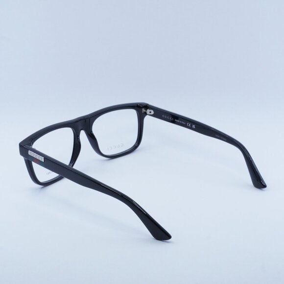 Gucci GG1117O 001 Square Eyeglasses - Black 56mm - Picture 9 of 10